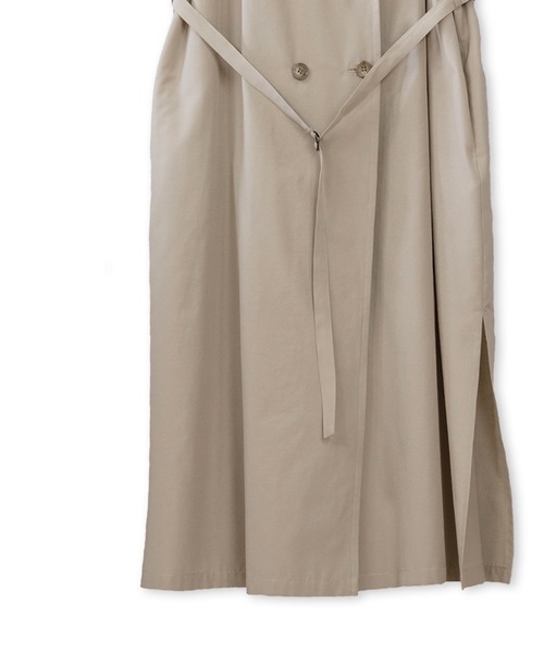 La SRIC（ラスリック）の「La SRIC / ロングトレンチジレ（その他アウター・レディース・ベージュ/ブラック・38）」の9枚目の写真