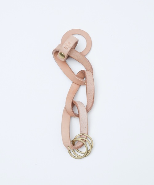 20/80(テゥエンティーエイティー)の「【20/80】トゥエンティーエイティー/TOCHIGI LEATHER KIHEI TYPE KEY CHAIN(キーケース/キーアクセサリー・レディース・ブラック/タン・FREE)」の3枚目の写真