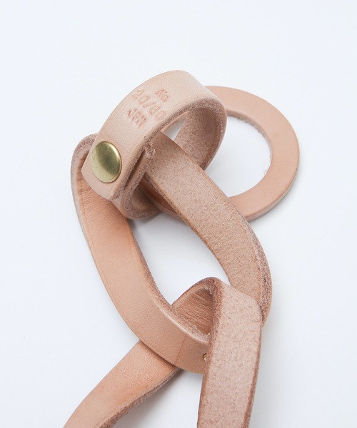 20/80(テゥエンティーエイティー)の「【20/80】トゥエンティーエイティー/TOCHIGI LEATHER KIHEI TYPE KEY CHAIN(キーケース/キーアクセサリー・レディース・ブラック/タン・FREE)」の5枚目の写真