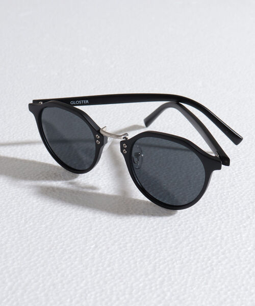 GLOSTER(グロスター)の「【GLOSTER/グロスター】クラウンパント メタルブリッジ カラーレンズ サングラス(サングラス・メンズ・ブルー/ブラック系その他/グレー系その他/ブラウン系その他・FREE)」の2枚目の写真
