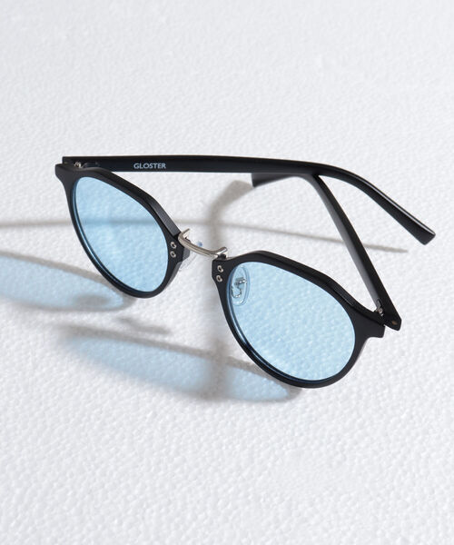 GLOSTER(グロスター)の「【GLOSTER/グロスター】クラウンパント メタルブリッジ カラーレンズ サングラス(サングラス・メンズ・ブルー/ブラック系その他/グレー系その他/ブラウン系その他・FREE)」の4枚目の写真