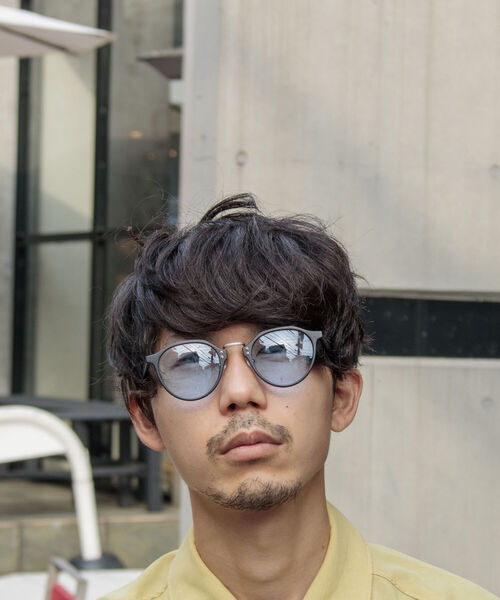 GLOSTER(グロスター)の「【GLOSTER/グロスター】クラウンパント メタルブリッジ カラーレンズ サングラス(サングラス・メンズ・ブルー/ブラック系その他/グレー系その他/ブラウン系その他・FREE)」の6枚目の写真