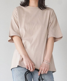 【IAMUSE】シンプルクルーネックTシャツS0028