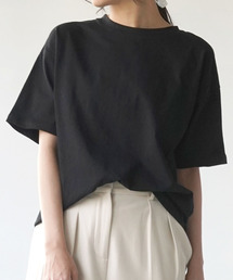【IAMUSE】シンプルクルーネックTシャツS0028