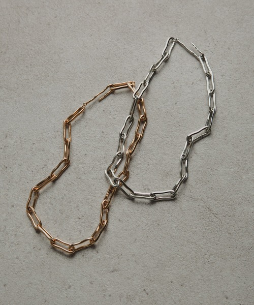 COLOR TOKYO ACCESSORIES（カラートウキョウアクセサリー）の「ニュアンススクエアチェーンネックレス（ネックレス・レディース・Silver/GOLD ・FREE）」の17枚目の写真