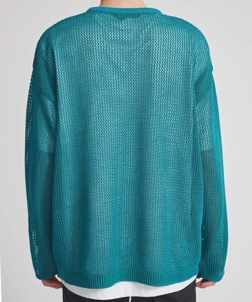 CODE YARN MESH L/S KNIT（ニット/セーター）｜LiNoH（リノー