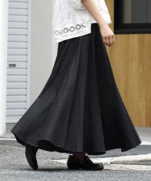zootie | アビーベーシックライトデニム［マキシフレアスカート］(デニムスカート)