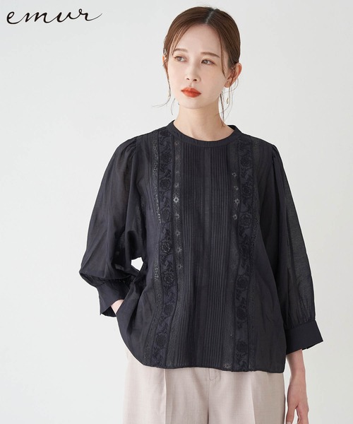 Emur ビンテージ刺繍レースブラウス シャツ ブラウス Rope Picnic ロペピクニック のファッション通販 Zozotown