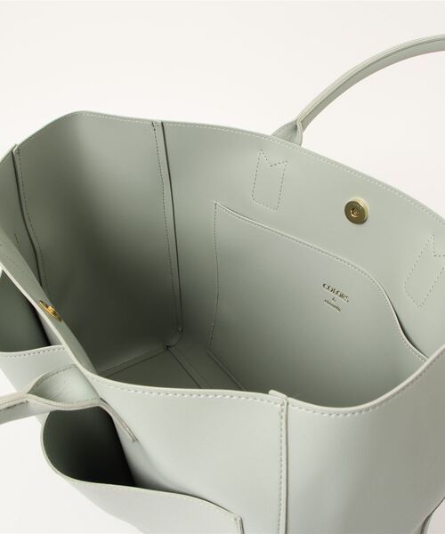 & chouette（アンドシュエット）の「フロントポケット A4対応トート（トートバッグ・レディース・グレイッシュベージュ/ブラック/グレー/ライトグレー/ベージュ/ミント・FREE）」の8枚目の写真