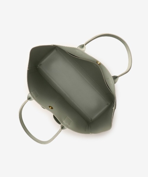 & chouette（アンドシュエット）の「フロントポケット A4対応トート（トートバッグ・レディース・グレイッシュベージュ/ブラック/グレー/ライトグレー/ベージュ/ミント・FREE）」の12枚目の写真