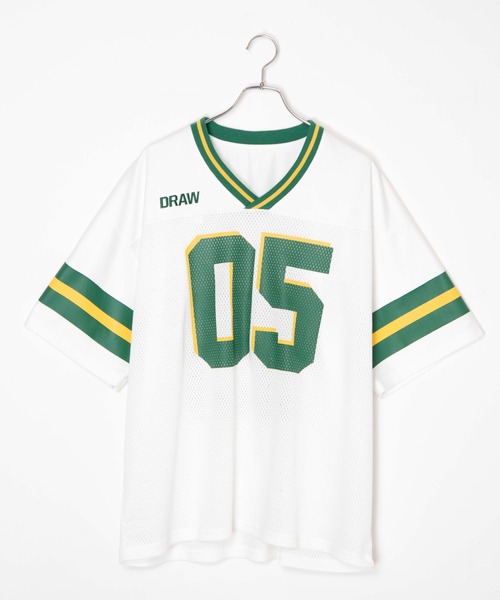 WEGO(ウィゴー)の「WEGO/ラインリブBIGメッシュT(Tシャツ/カットソー・レディース・ホワイト/サックスブルー・FREE)」の10枚目の写真