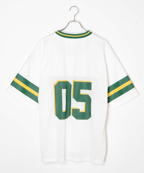 WEGO(ウィゴー)の「WEGO/ラインリブBIGメッシュT(Tシャツ/カットソー・レディース・ホワイト/サックスブルー・FREE)」の11枚目の写真