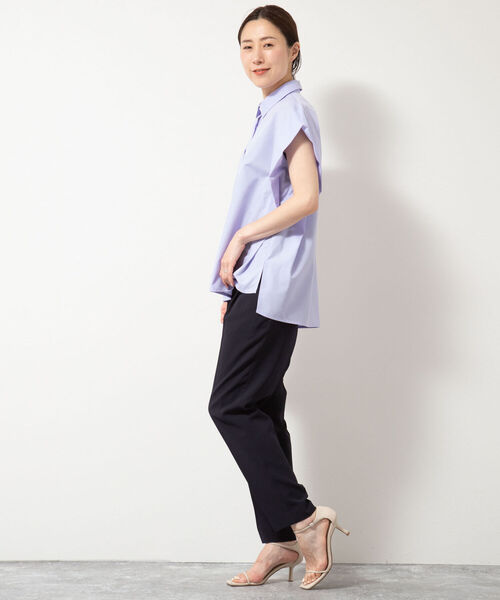 NOLLEY’S(ノーリーズ)の「ウォッシャブル2WAYストレッチテーパードパンツ(その他パンツ・レディース・ベージュ/ネイビー/ベビーピンク・36/40/38)」の11枚目の写真