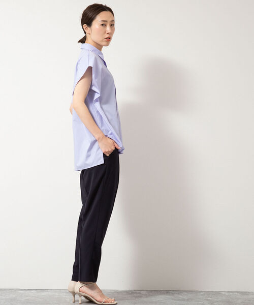 NOLLEY’S(ノーリーズ)の「ウォッシャブル2WAYストレッチテーパードパンツ(その他パンツ・レディース・ベージュ/ネイビー/ベビーピンク・36/40/38)」の4枚目の写真