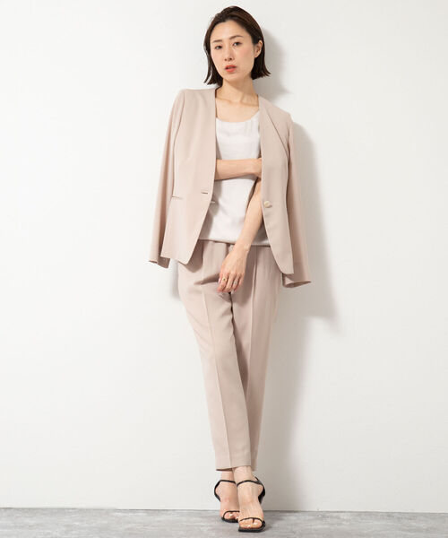 NOLLEY’S(ノーリーズ)の「ウォッシャブル2WAYストレッチテーパードパンツ(その他パンツ・レディース・ベージュ/ネイビー/ベビーピンク・36/40/38)」の15枚目の写真