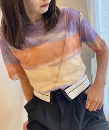 byYOUANCE | シアーメロウプリントT(Tシャツ/カットソー)