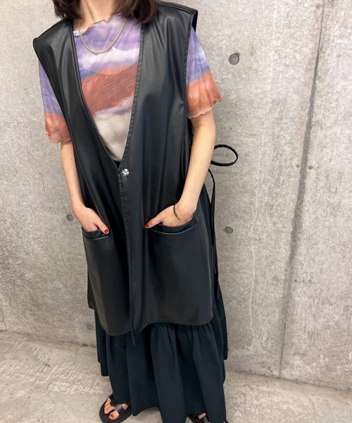 byYOUANCE（バイユアンス）の「シアーメロウプリントT（Tシャツ/カットソー・レディース・ブラック系その他/アニマル/オレンジ系その他/ブルー系その他/その他1/その他2/その他3・FREE）」の17枚目の写真