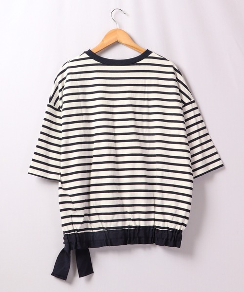Quelle Chance(ケルシャンス)の「Quelle chance ウエストテープクルートップス(Tシャツ/カットソー・レディース・チャコールグレー/ミント/ホワイト系その他・M/L)」の14枚目の写真