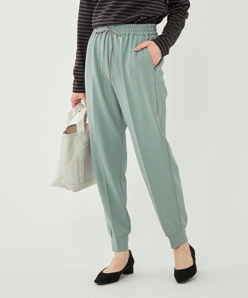 green label relaxing（グリーンレーベルリラクシング）の「ジョガー パンツ（その他パンツ・レディース・ライトブルー/ブラック/モカ・38/36）」の3枚目の写真