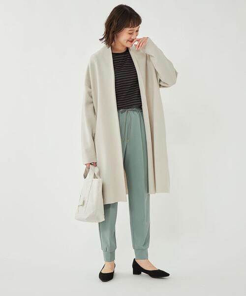 green label relaxing（グリーンレーベルリラクシング）の「ジョガー パンツ（その他パンツ・レディース・ライトブルー/ブラック/モカ・38/36）」の13枚目の写真