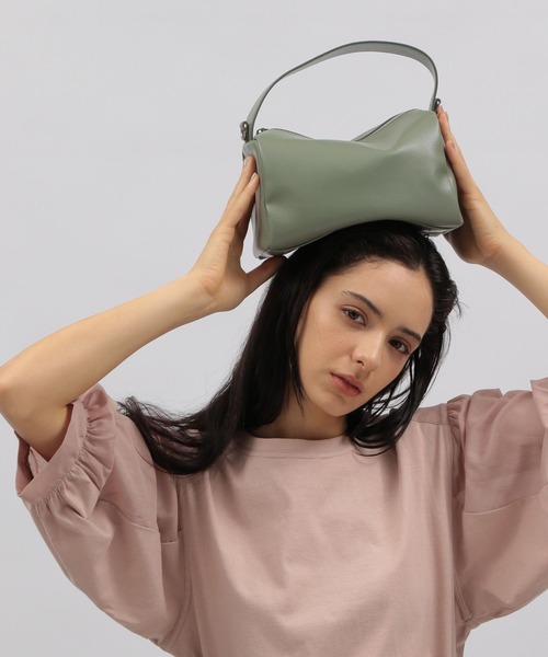 LAKOLE(ラコレ)の「ワンハンドルスクエアショルダーバッグ / 299470(ショルダーバッグ・レディース・ブラック/イエロー/グリーン/ブラウン系その他・FREE)」の3枚目の写真