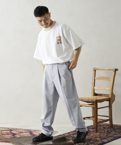 JOURNAL STANDARD relume(ジャーナルスタンダード レリューム)の「【CORNELL / コーネル】別注 カレッジプリントTシャツ 3(Tシャツ/カットソー・メンズ・ホワイト/ネイビー/キャメル・MEDIUM/LARGE)」の8枚目の写真