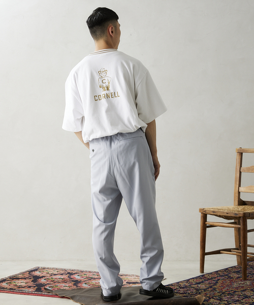 JOURNAL STANDARD relume(ジャーナルスタンダード レリューム)の「【CORNELL / コーネル】別注 カレッジプリントTシャツ 3(Tシャツ/カットソー・メンズ・ホワイト/ネイビー/キャメル・MEDIUM/LARGE)」の10枚目の写真