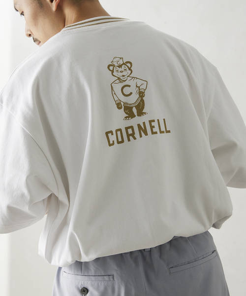 JOURNAL STANDARD relume(ジャーナルスタンダード レリューム)の「【CORNELL / コーネル】別注 カレッジプリントTシャツ 3(Tシャツ/カットソー・メンズ・ホワイト/ネイビー/キャメル・MEDIUM/LARGE)」の12枚目の写真