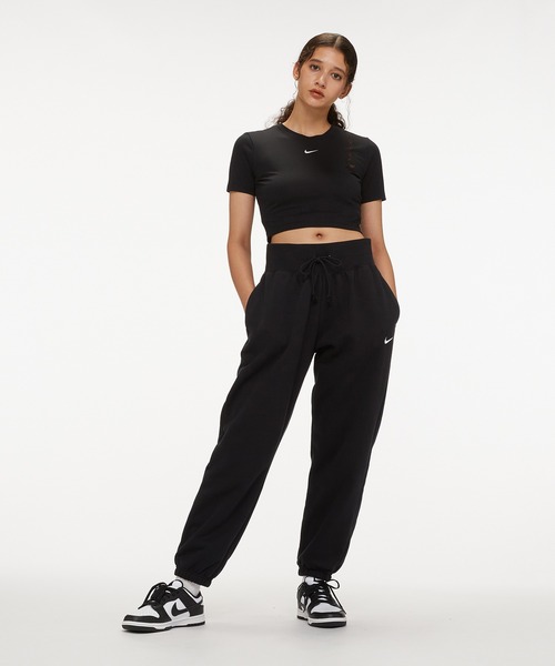 NIKE（ナイキ）の「ナイキ スポーツウェア エッセンシャル ウィメンズ クロップトップ / Nike Sportswear Essential Women's Crop Top（Tシャツ/カットソー・レディース・ホワイト/ブラック・S/M/XL/XS/L）」の15枚目の写真