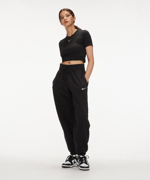 NIKE（ナイキ）の「ナイキ スポーツウェア エッセンシャル ウィメンズ クロップトップ / Nike Sportswear Essential Women's Crop Top（Tシャツ/カットソー・レディース・ホワイト/ブラック・S/M/XL/XS/L）」の16枚目の写真