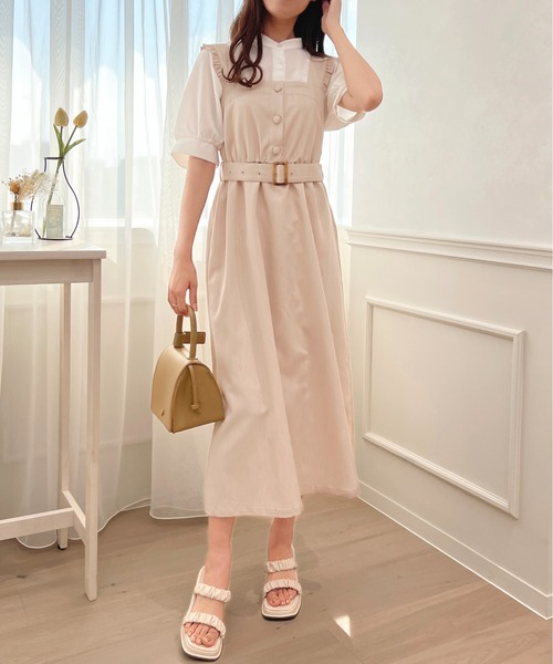 apres jour（アプレジュール）の「フロントボタンジャンスカ2