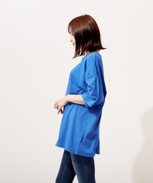 VIBGYOR(ヴィブジョー)の「サガラ刺繍 半袖 C/N(BEY)(Tシャツ/カットソー・メンズ・ホワイト/ブラック/ロイヤルブルー・MEDIUM/LARGE)」の8枚目の写真