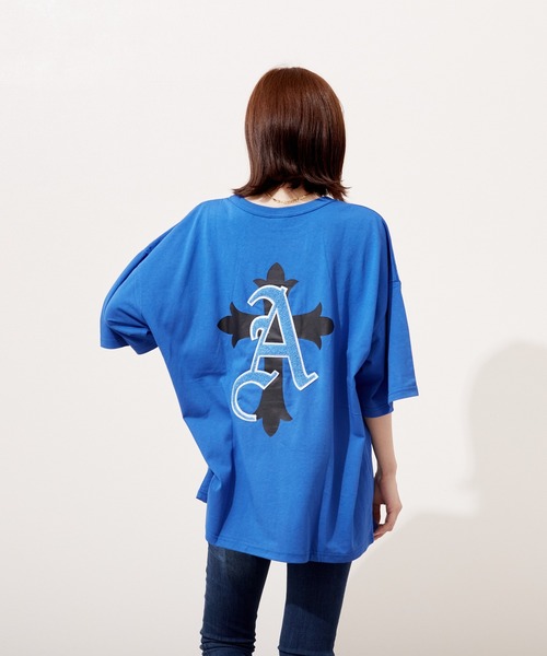 VIBGYOR(ヴィブジョー)の「サガラ刺繍 半袖 C/N(BEY)(Tシャツ/カットソー・メンズ・ホワイト/ブラック/ロイヤルブルー・MEDIUM/LARGE)」の7枚目の写真