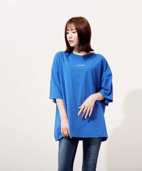 VIBGYOR(ヴィブジョー)の「サガラ刺繍 半袖 C/N(BEY)(Tシャツ/カットソー・メンズ・ホワイト/ブラック/ロイヤルブルー・MEDIUM/LARGE)」の6枚目の写真