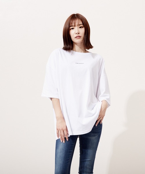 VIBGYOR(ヴィブジョー)の「サガラ刺繍 半袖 C/N(BEY)(Tシャツ/カットソー・メンズ・ホワイト/ブラック/ロイヤルブルー・MEDIUM/LARGE)」の5枚目の写真