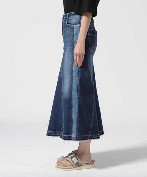 AVIREX（アヴィレックス）の「【WEB&DEPOT限定】REMAKE DENIM SKIRT/ リメイクデニムスカート（スカート・レディース・その他6/その他35・S/M）」の9枚目の写真