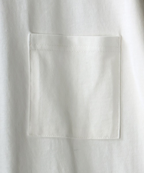 SITRY（シトリー）の「Loose silhouette basic T-shirt/ルーズシルエット ベーシック Ｔシャツ（Tシャツ/カットソー・メンズ・ホワイト/ブラック/ベージュ/グレー/サックスブルー/グリーン・L/XL/M）」の7枚目の写真