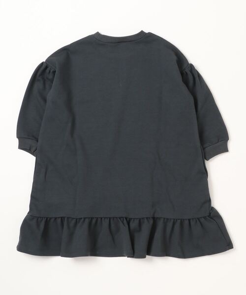 美品✨sheller バックZIPウールフリルワンピース　グレー SLY | BIG COLLAR HALF ZIP ショートワンピース (ワンピース