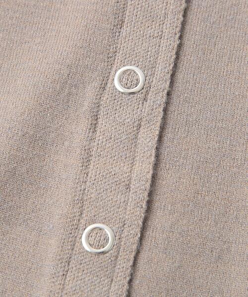 coen(コーエン)の「もちふわリングドットクルーネックカーディガン(カーディガン/ボレロ・レディース・ターコイズブルー/シャーベット/ベージュ/ネイビー・L/M)」の11枚目の写真