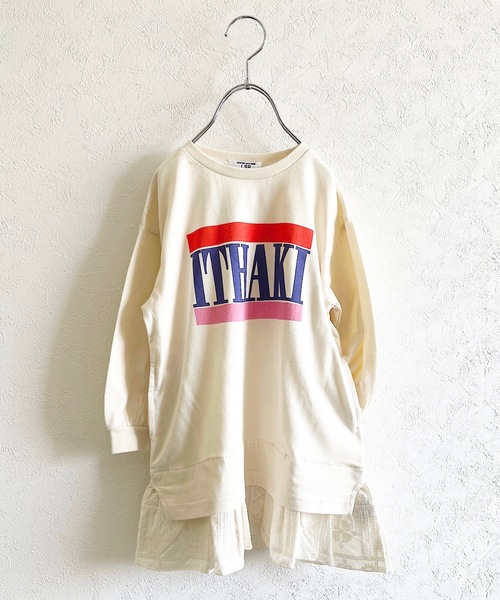 Life Support Products(ライフサポートプロダクツ)の「裾レースミニワンピース(80~150cm)(ワンピース・キッズ・オフホワイト/グリーン/チャコール・90/100/110/120/80/130/95/140/150)」の7枚目の写真