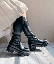 Noubel Voug Relax | トラックソールストレッチロングブーツ(ブーツ)