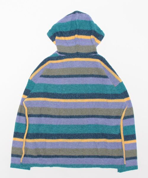 チチカカ（チチカカ）の「メキシカンパーカニットプルオーバー（ニット/セーター・レディース・ライトブルー/ネイビー・FREE）」の8枚目の写真