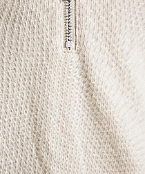 MONKEY TIME（モンキータイム）の「＜monkey time＞ TRY/FLC HALF ZIP HOODIE/パーカー（パーカー・メンズ・ブラック/ナチュラル・S/M/L/XL）」の10枚目の写真