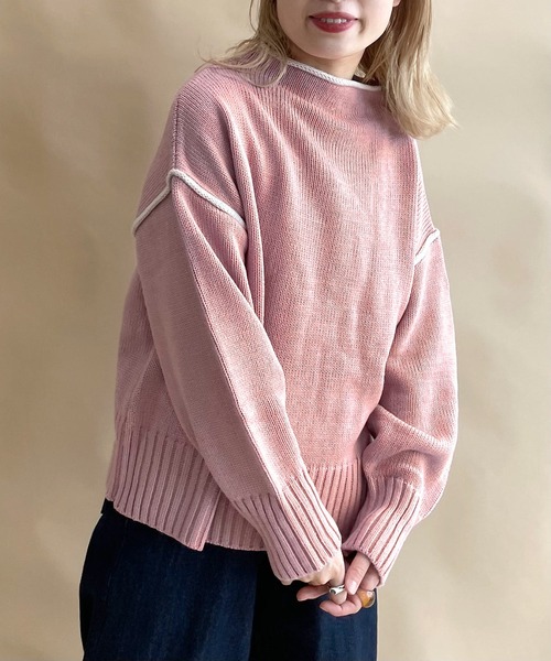 RANDEBOO Wニット PINK Virgil Jumper - Rose Summer - Organic cotton - organic textile