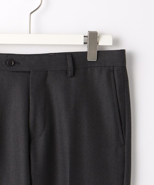 green label relaxing（グリーンレーベルリラクシング）の「シャンブレーサージ RG ノープリーツ スーツパンツ（スーツパンツ・メンズ・ダークグレー/モカ・76ｃｍ/80ｃｍ/84ｃｍ/88ｃｍ/72cm）」の10枚目の写真