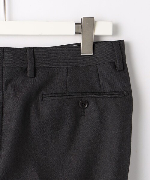 green label relaxing（グリーンレーベルリラクシング）の「シャンブレーサージ RG ノープリーツ スーツパンツ（スーツパンツ・メンズ・ダークグレー/モカ・76ｃｍ/80ｃｍ/84ｃｍ/88ｃｍ/72cm）」の12枚目の写真