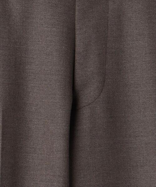 green label relaxing（グリーンレーベルリラクシング）の「シャンブレーサージ RG ノープリーツ スーツパンツ（スーツパンツ・メンズ・ダークグレー/モカ・76ｃｍ/80ｃｍ/84ｃｍ/88ｃｍ/72cm）」の19枚目の写真