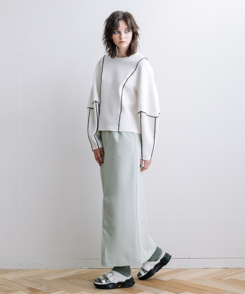 AULA AILA（アウラアイラ）の「チュールセットスカート（スカート・レディース・ブラック/チャコールグレー/ミント・0/1）」の9枚目の写真