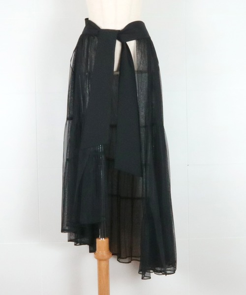 AULA AILA（アウラアイラ）の「チュールセットスカート（スカート・レディース・ブラック/チャコールグレー/ミント・0/1）」の20枚目の写真