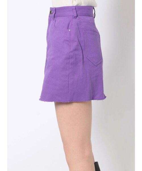 EVRIS(エヴリス)の「カラーツイルミニスカート(スカート・レディース・パープル/レッド/グリーン・SMALL/MEDIUM)」の13枚目の写真